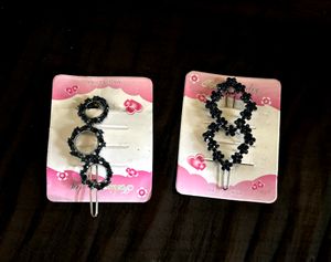 Korean Trendy  Clips Set Of 3