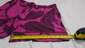 Plum Flamingo/Swan Soft Flannel Shorts
