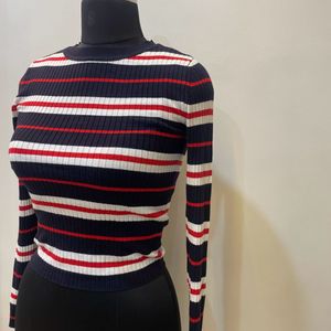 Fitted Striped Top