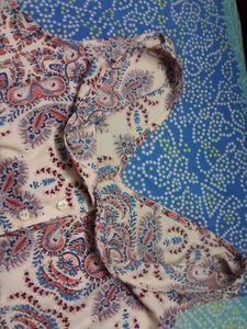 Paisley Print short jumpsuit.