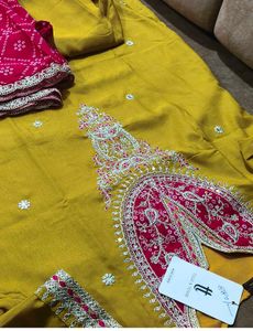 Embroidered Kurta with Dupatta