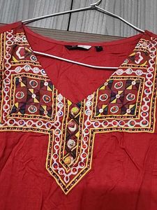 A Line Cold Shoulder Top