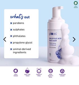 Plum Salicylic Acid Face Wash
