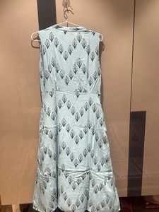 Anouk Sea Green Fusion A Line Kurta