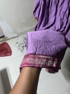 Elegant Purple Kurta