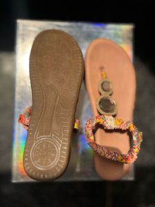 Boho Embellished Flat Sandals