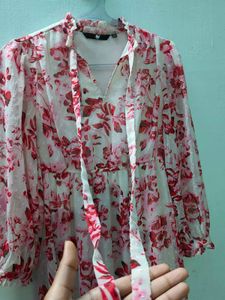 Floral Print Midi Dress