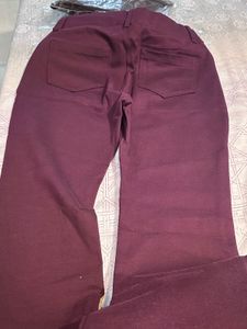 Maroon Trousers