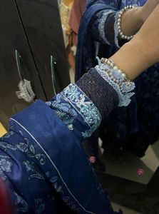 Floral Printed Kurta With Salwar And Dupatta