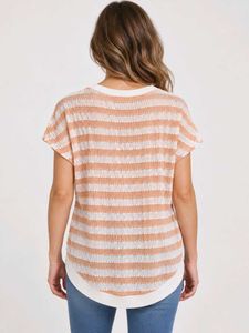 Striped Knit Cardigan