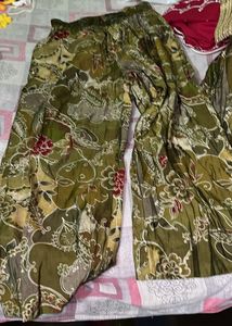 Bohemian Floral Wide-Leg Pants