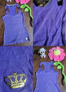 Sparkly Purple Tank Top