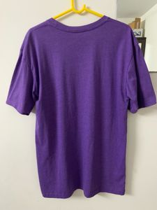 Imported Unisex Purple Graphic Tee