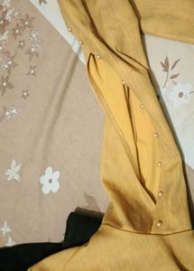 Embellished Mustard Yellow top