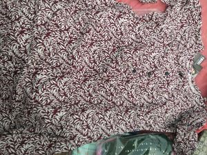 Rayon  Ghera  Print  Kurti