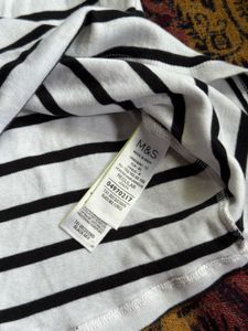 Classic Striped V-Neck Top