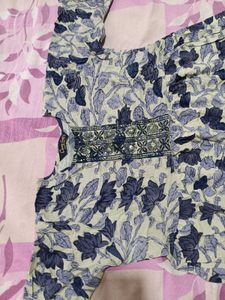 floral anarkali kurti