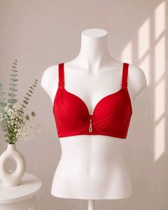 Red Push-Up Bra
