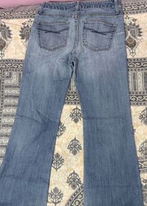 blue light fade bootcut jeans