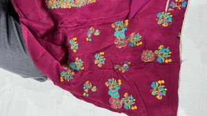 new Elegant Magenta Kurta with Embroidery