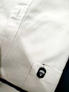 Men's White Collared Shirt