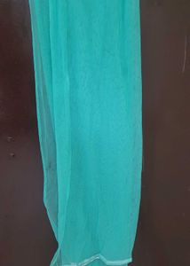 Elegant Green Embellished Ethnic Gown