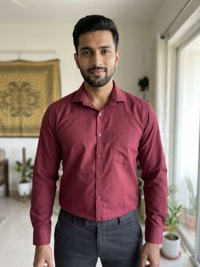 Caliber Apple Cut Formal Shirt - 40 cm