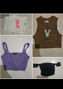 4 crop Top Combo