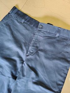 Men's Plaid Shirt and Blue Chinos Set