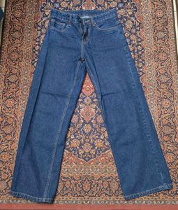 Two Blue Baggy Jeans