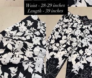 Chic Floral Print Pants