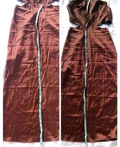 Brand New (Urbanic) Coffee Brown Satin Slip Dress