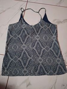 Boho Print Halter Neck Top