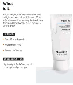 Minimalist B5 10% Moisturizer