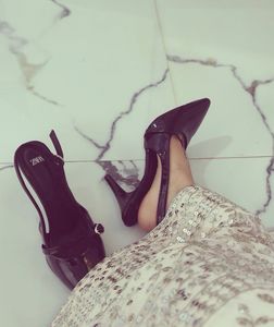 Chic Black Patent Heels