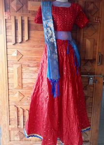 Red Chaniya Choli 📍