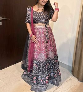 Mirror &amp; Sequin Work Lehenga