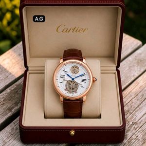 Cartier Roman Figures &amp; Tourbillon Back Open Autom