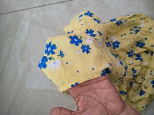 Cute Yellow Floral jumpsuit