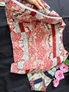 Quilted Paisley Print Jacket