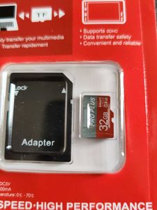 PRO PLUS 32GB Micro SD Card with Adapter