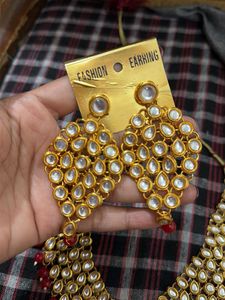 exclusive red Necklace &amp; Earring Set