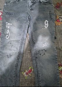 Stylish Grey Denim Jeans