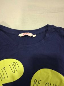 Navy Blue Graphic T-Shirt