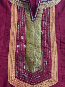 Red &amp; Gold Kurta Festive Wear