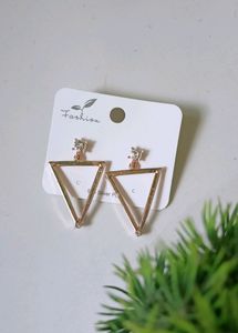 rose gold Statement Earrings