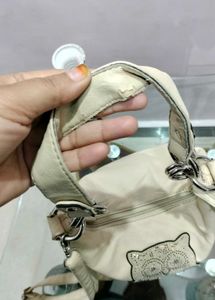 Cute Owl Embellished Shoulder Bag