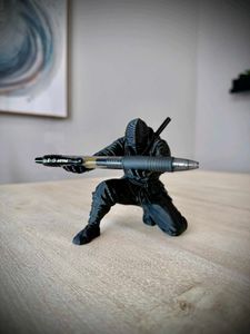 Unique Ninja Pen Holder Stand 3d printed