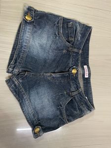 Blue Denim Shorts
