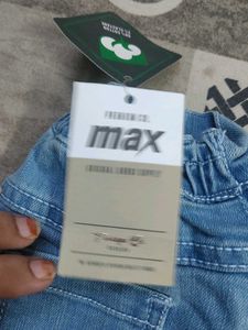 Denim Skirt with Unicorn Patch
